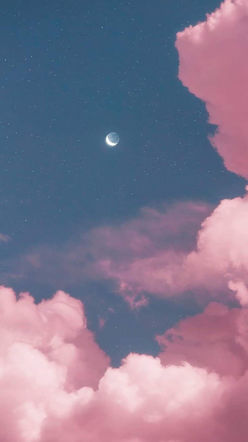 Sky Aesthetic Pink Moon ...novocom.top HD phone wallpaper | Pxfuel