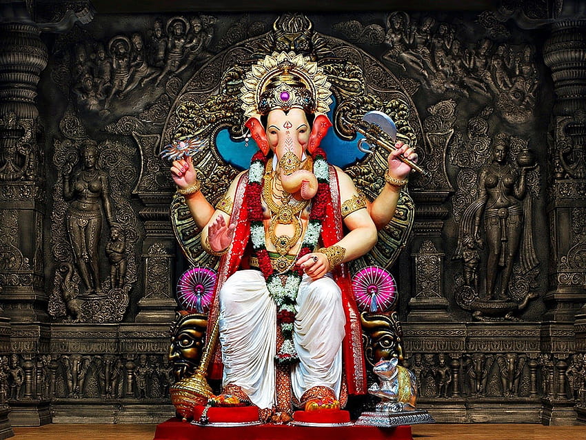 Épinglé sur Ganpati Idol, mumbai ganesh Fond d'écran HD
