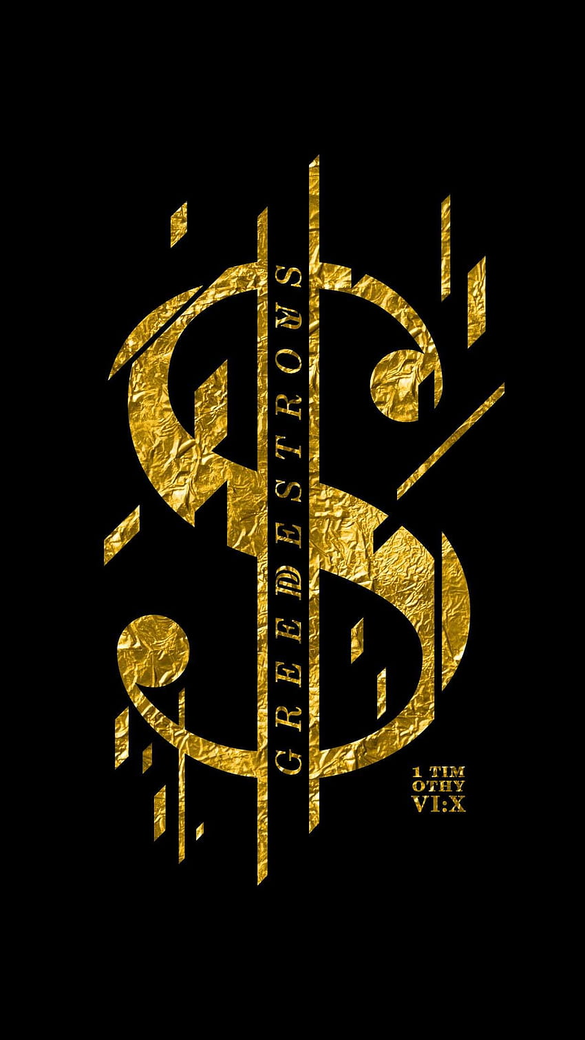 Gold Money Sign, money signs HD phone wallpaper