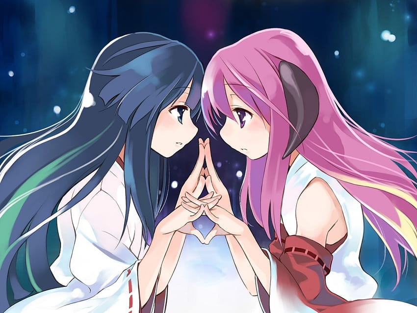 Best : Anime, two girls love anime HD wallpaper