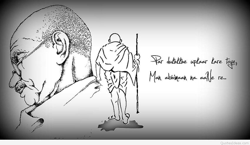 Mahatma Gandhi Jayanti New, non violence HD wallpaper