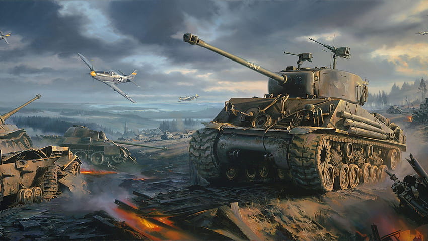 Tank WW2, tank perang dunia ii Wallpaper HD