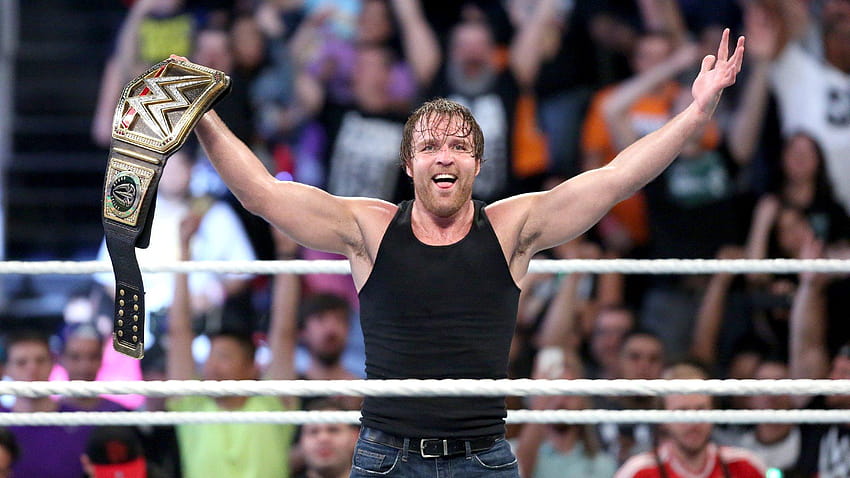 Dean Ambrose wins the WWE World Heavyweight Title at WWE Money in, 2019 wwe money in the bank HD wallpaper