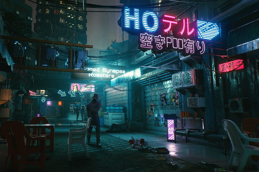 Cyberpunk 2077 uygulamalı: Night City, seçeneklerle dolup taşıyor HD duvar kağıdı