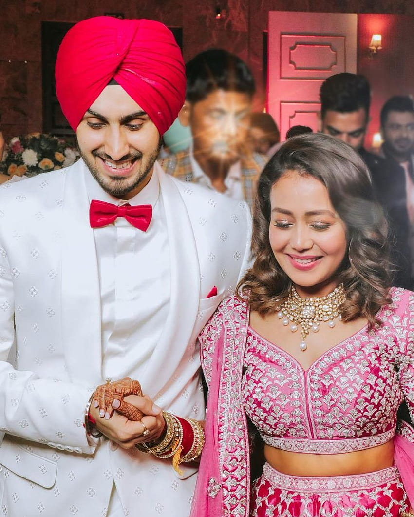 Neha Kakkar ve Rohanpreet Singh'in Düğün Galasından Her Samimi HD telefon duvar kağıdı