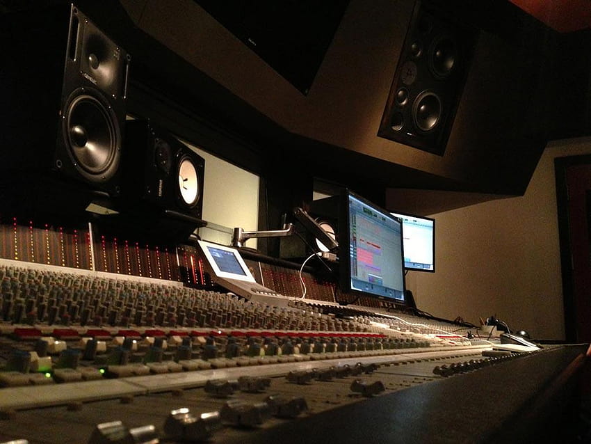 Studio d'enregistrement de musique, studio de musique Fond d'écran HD