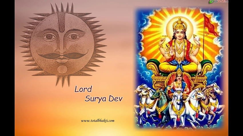 Guten-Morgen-Wünsche mit Bhagwan Surya Dev, suryadev HD-Hintergrundbild