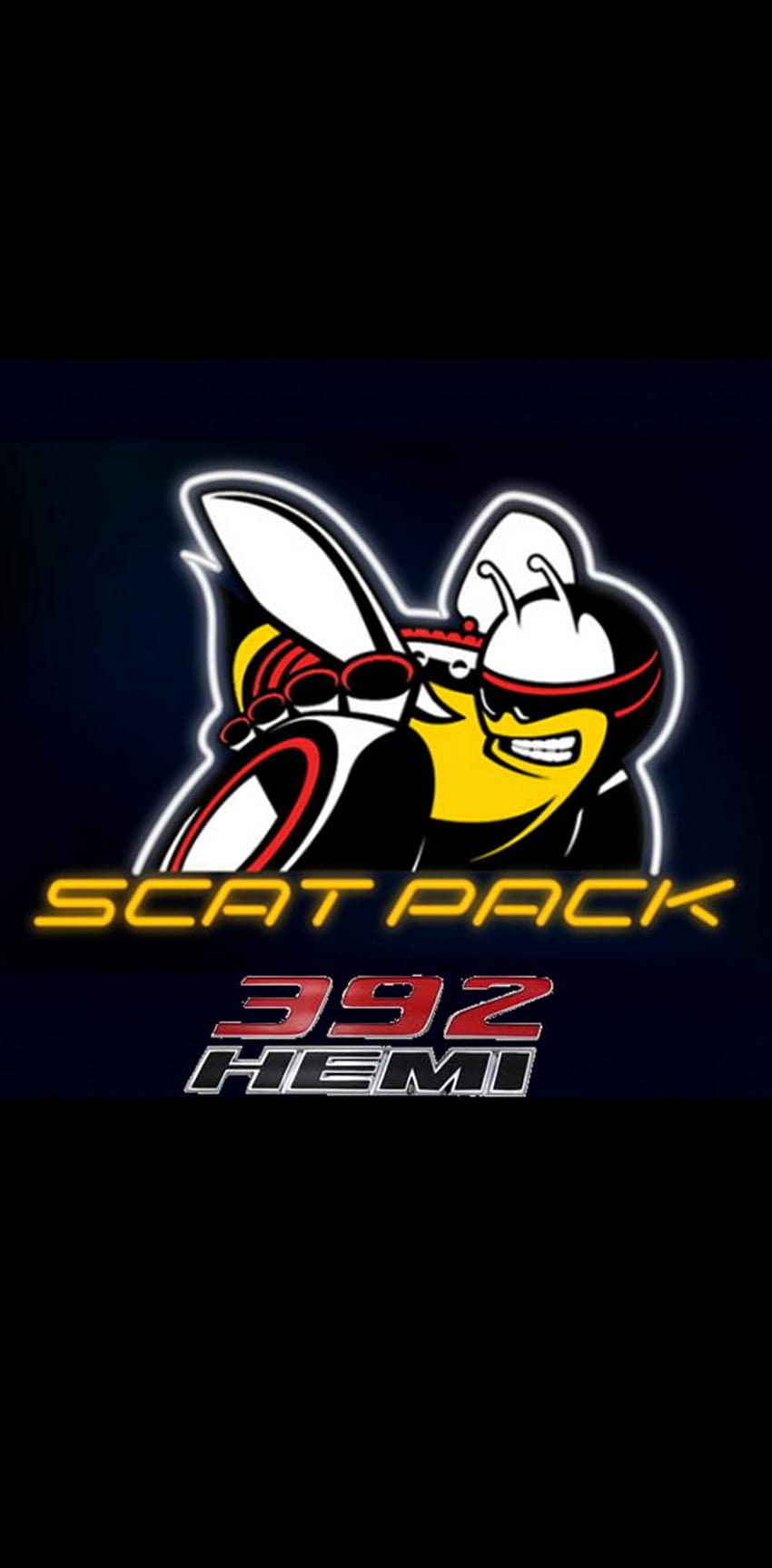 Scat Pack Bee oleh Key2pwr, logo paket scat wallpaper ponsel HD
