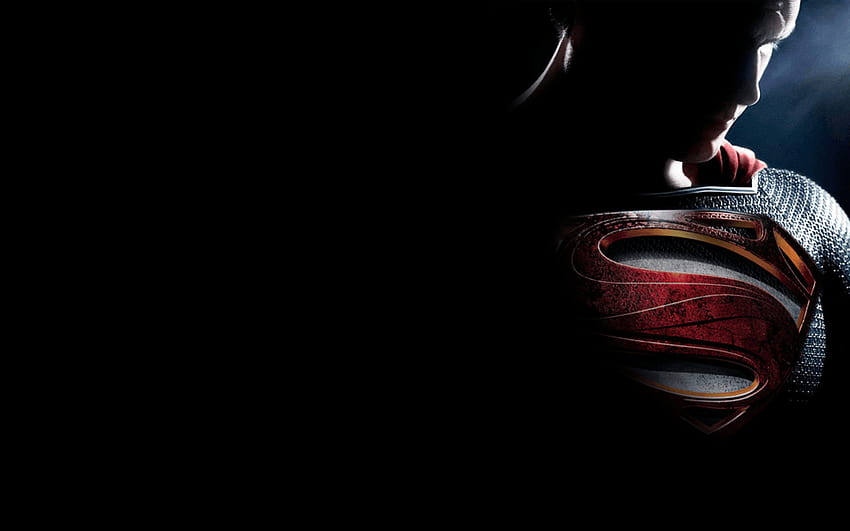 Süpermen Çelik Adam Logosu, logo süpermen HD duvar kağıdı