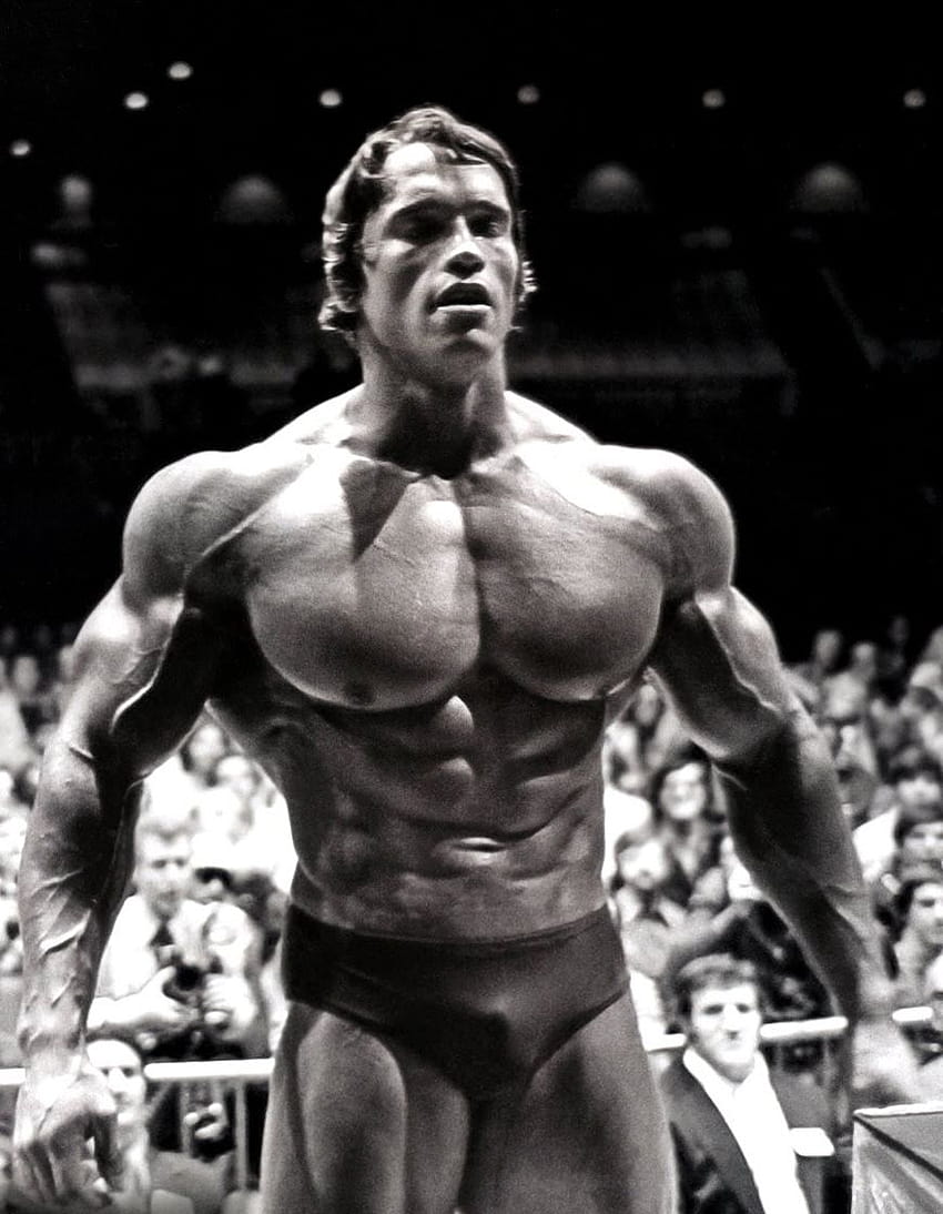 Arnold Schwarzenegger Posing On Stage HD phone wallpaper