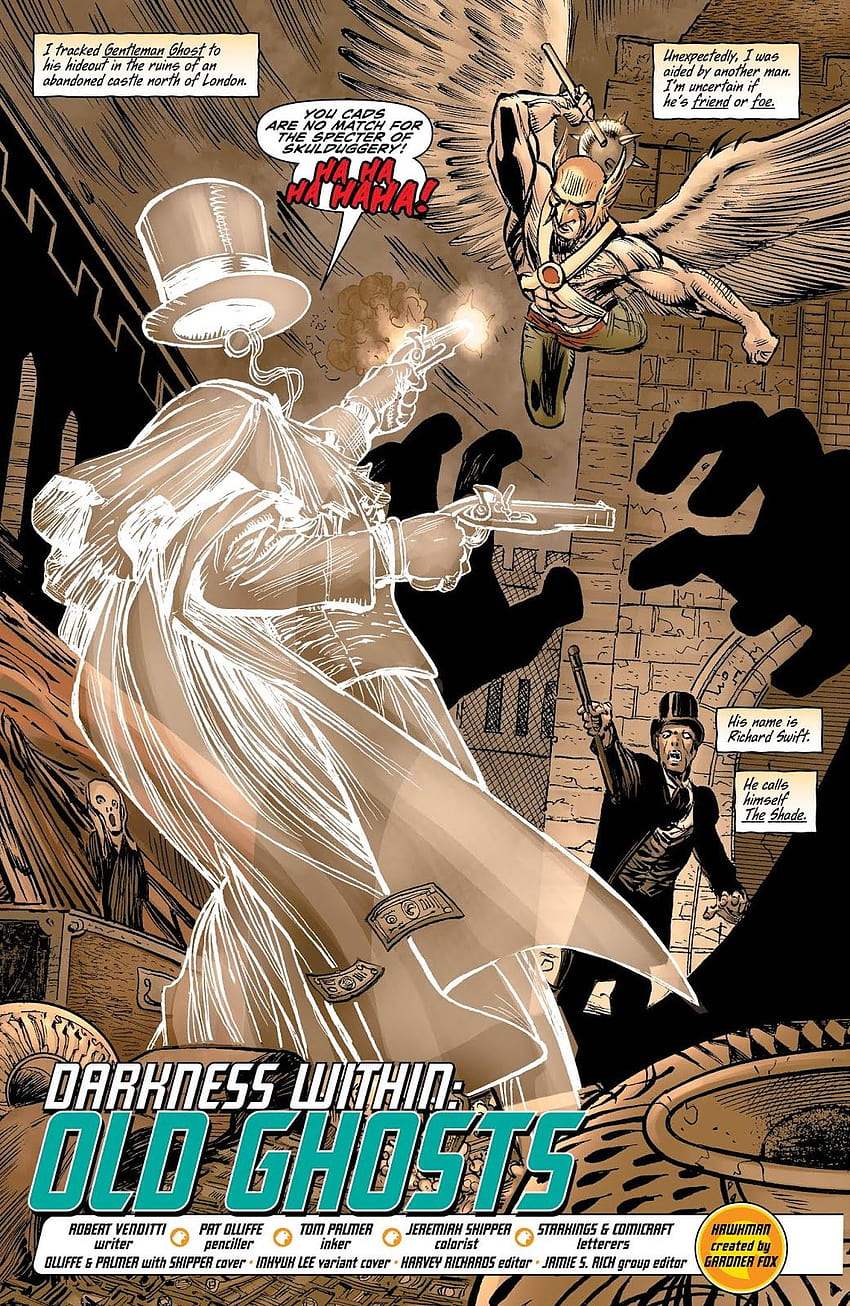 Ciencia rara DC Comics: revisión de Hawkman, ladrón de sombras dc comics fondo de pantalla del teléfono