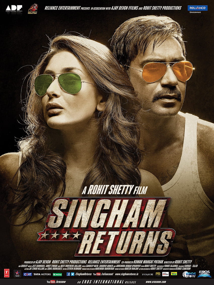 Singham Returns ansehen, Singham-Film HD-Handy-Hintergrundbild