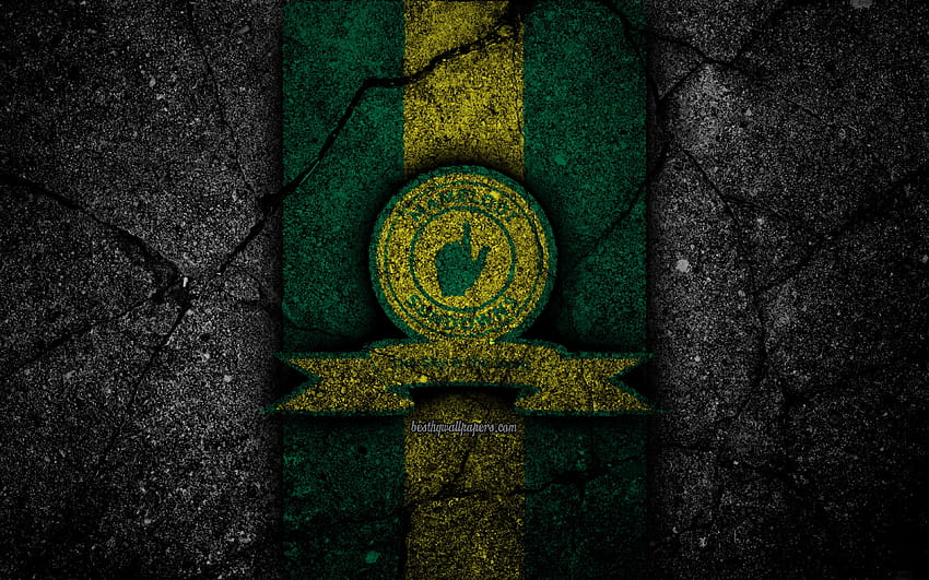 Mamelodi Sundowns FC, emblem, South African HD wallpaper