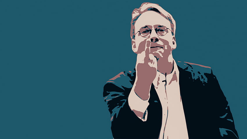 : Linus Torvalds, Linux, Nvidia, dedo medio 1930x1090 fondo de pantalla