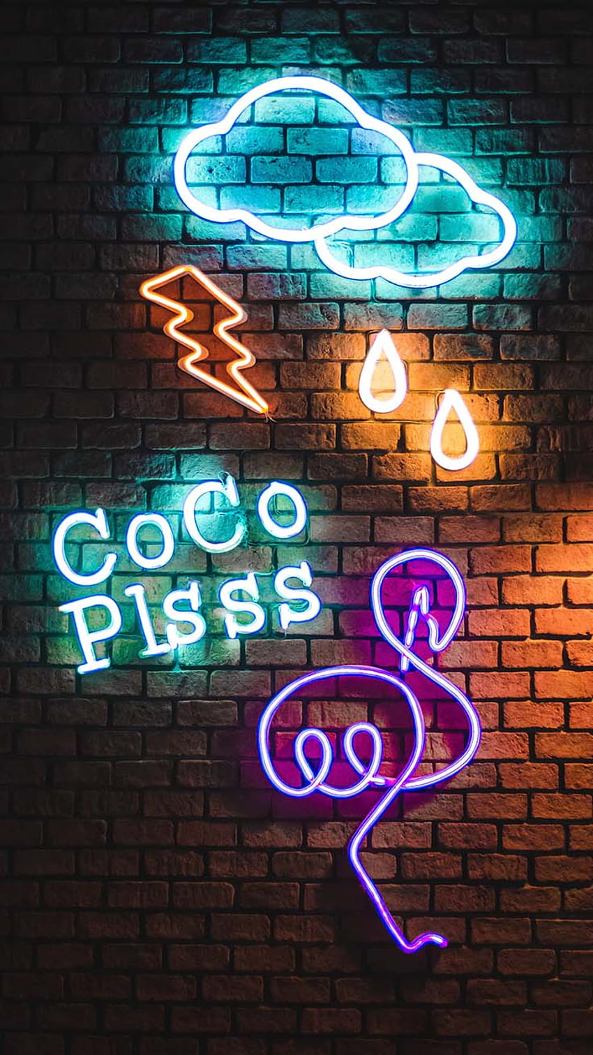 Neon Iphone By Preppy, cute aesthetic neon HD phone wallpaper