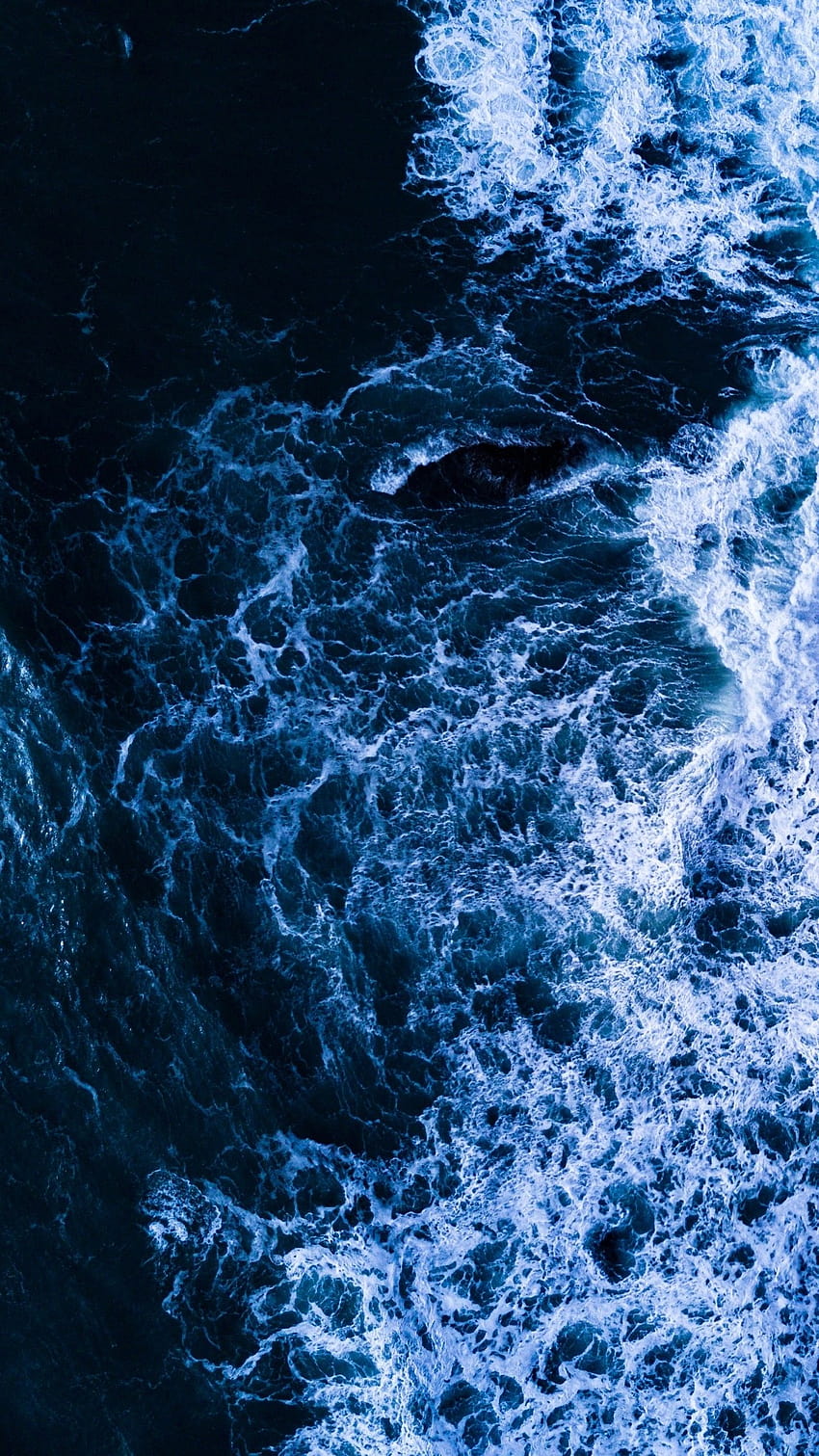 Sea Foam Surf Water, amoled water HD phone wallpaper