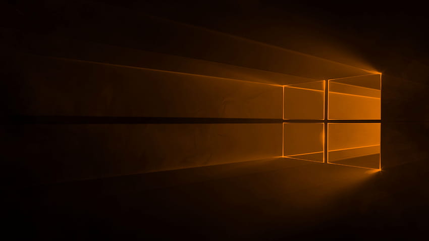 Ho cambiato il colore di Windows 10, Windows 10 arancione Sfondo HD