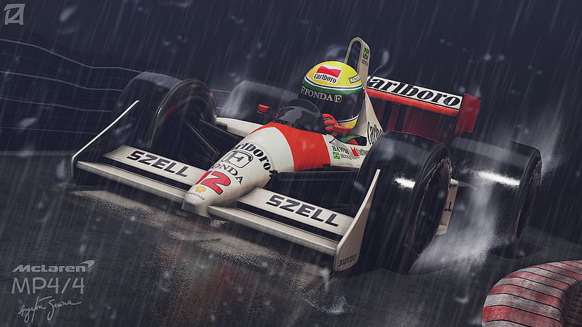 Ayrton Senna Mp4 4, mclaren mp44 HD wallpaper