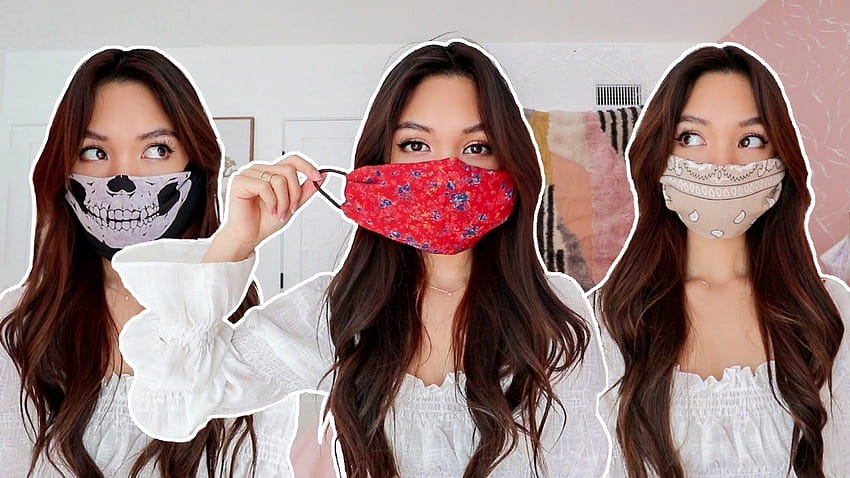 DIY Cloth Face Masks, aesthetic women masks HD wallpaper
