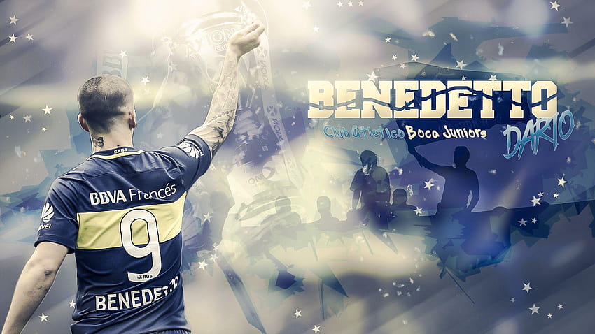 O] de Benedetto, Barrios und Boca Campeón, Club Atlético Boca Juniors HD-Hintergrundbild