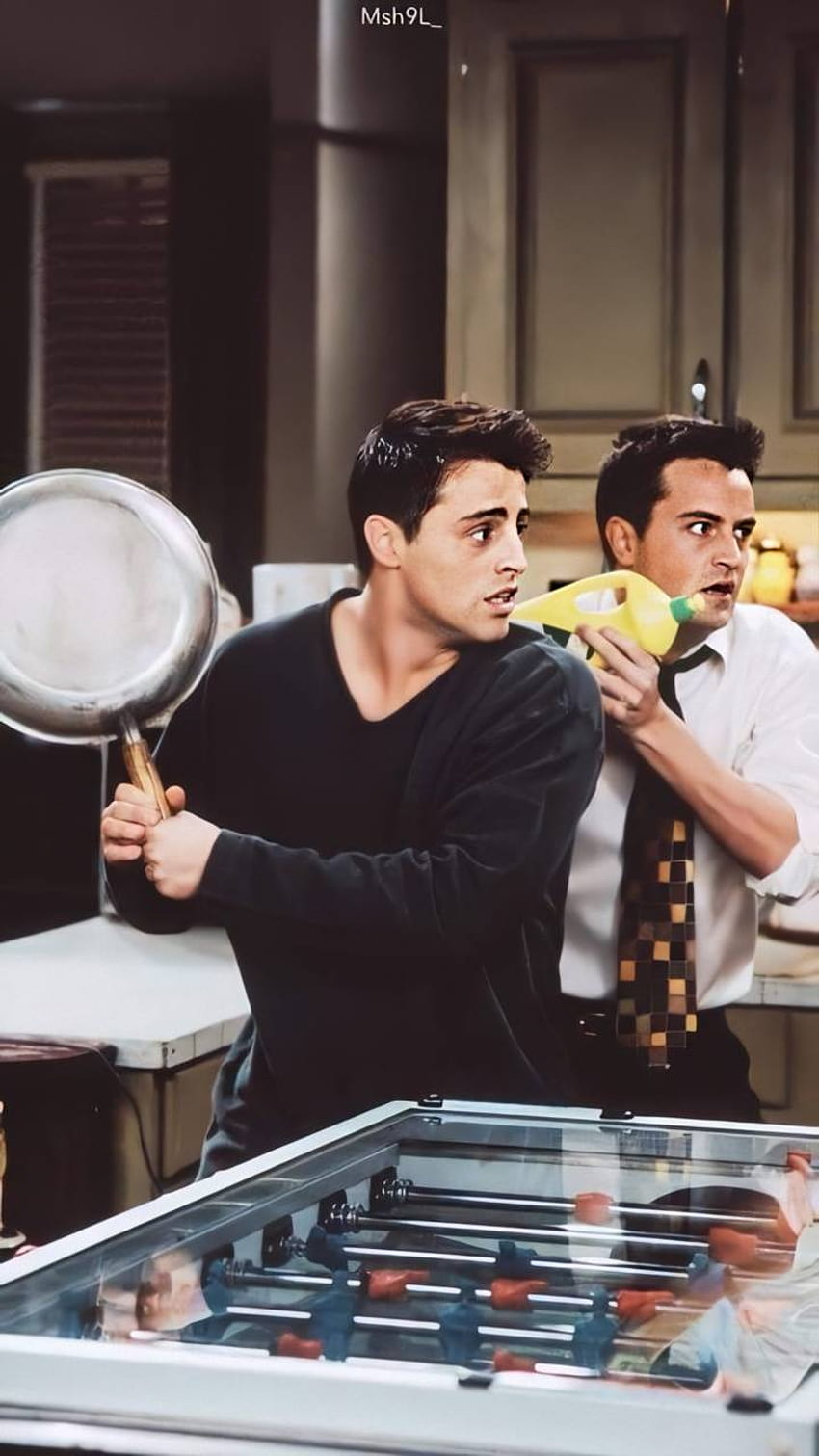 Program telewizyjny Friends autorstwa AmrAMohameda, Chandlera i Joey'a Tapeta na telefon HD