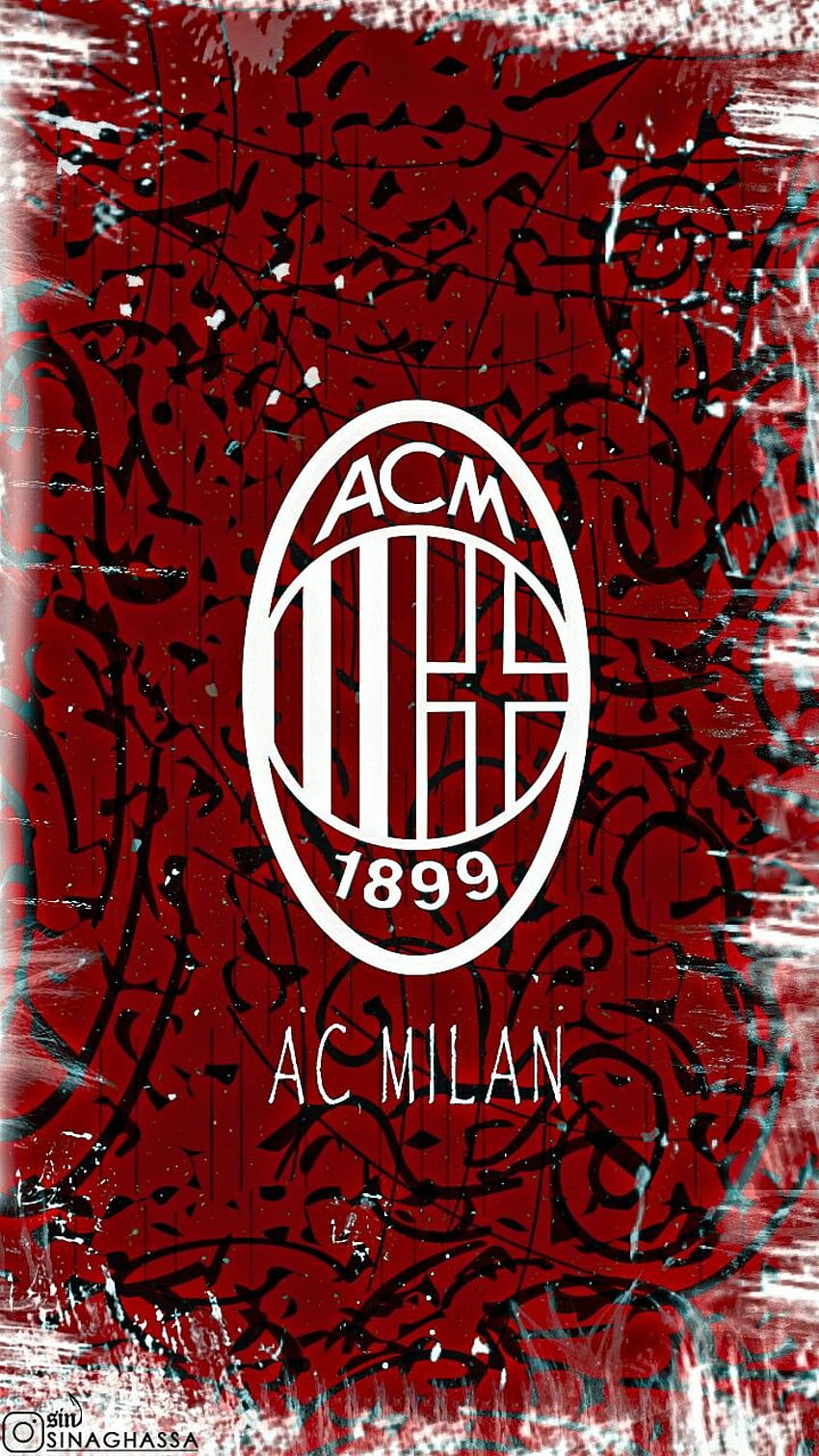 Ac.milan logo, ac milan android HD phone wallpaper