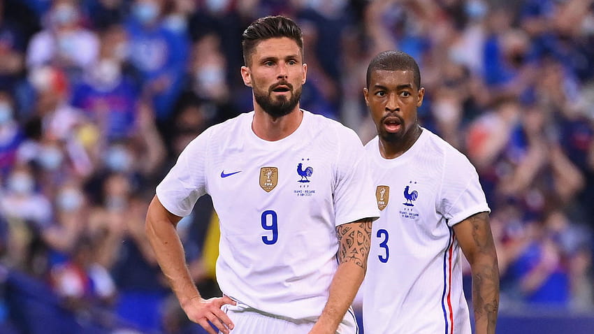 Olivier Giroud nets late double and Karim Benzema suffers injury scare as France ease past Bulgaria HD wallpaper