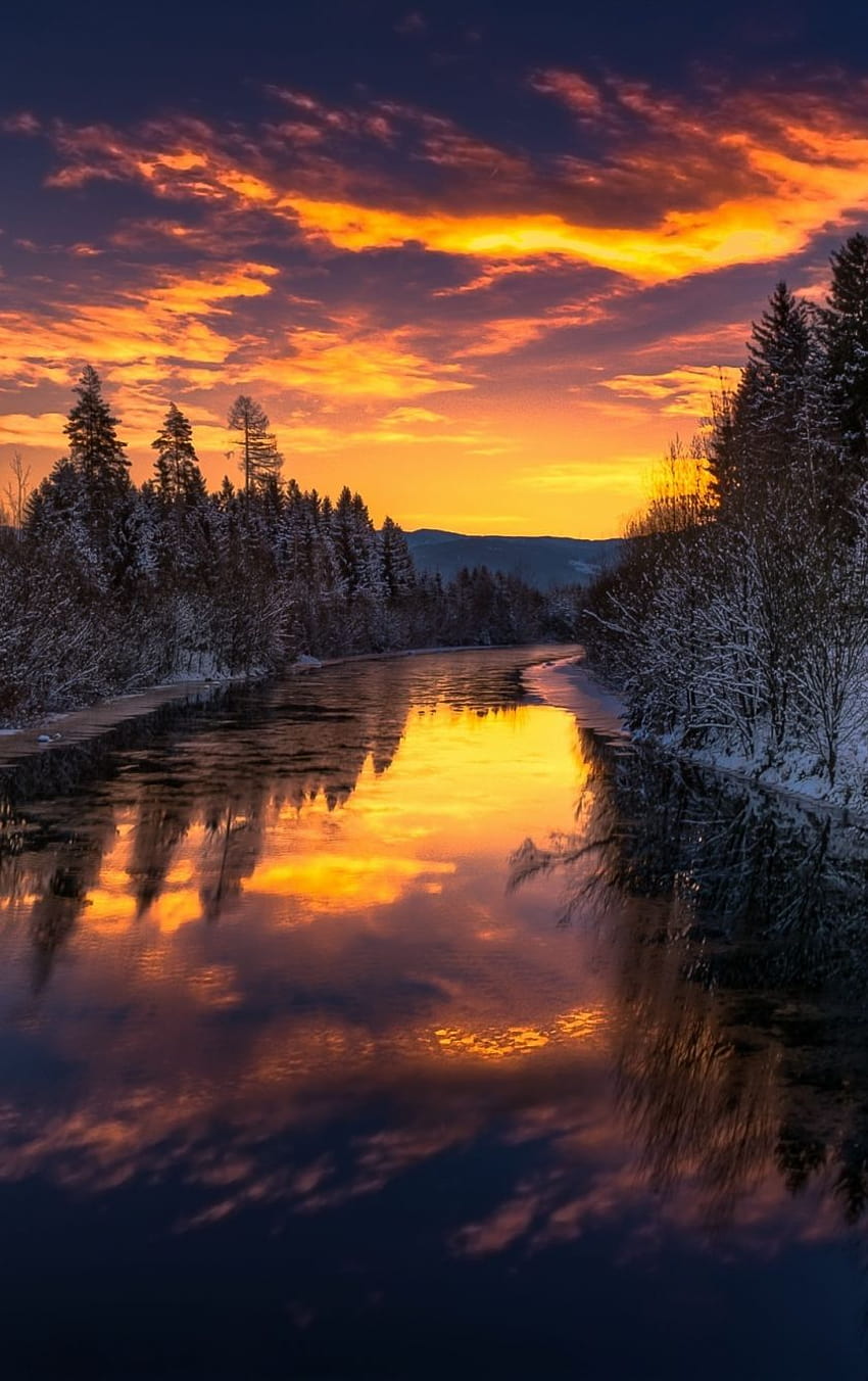 840x1336 แม่น้ำ ต้นไม้ ฤดูหนาว พระอาทิตย์ตก ธรรมชาติ iphone 5 iphone 5s iphone 5c ipod touch 840x1336 พื้นหลัง 4355 พระอาทิตย์ตกตอนเช้าในฤดูหนาว วอลล์เปเปอร์โทรศัพท์ HD