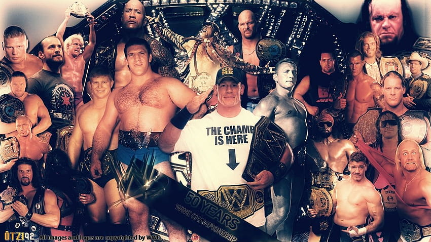 50 Years WWE Championship [1248x702] for your , Mobile & Tablet HD wallpaper