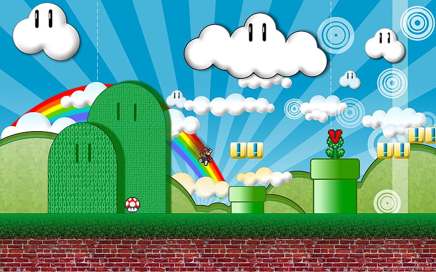 video, Games, Mario, Super, Mario / and Mobile Backgrounds, super mario land HD wallpaper