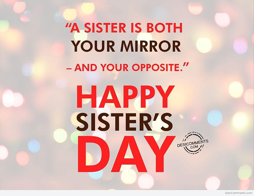 Sister's Day , Graphics, National Siblings Day HD Wallpaper | Pxfuel