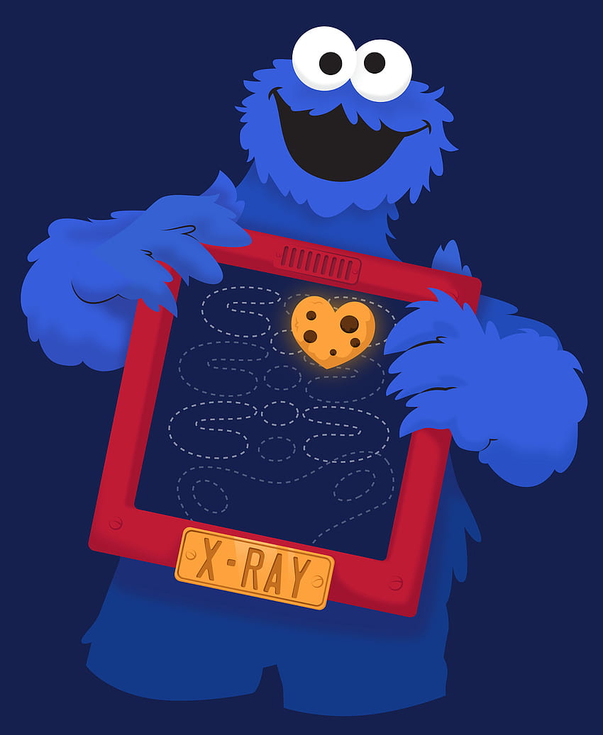 Cookie Monster T, sesame street cookie monster HD phone wallpaper