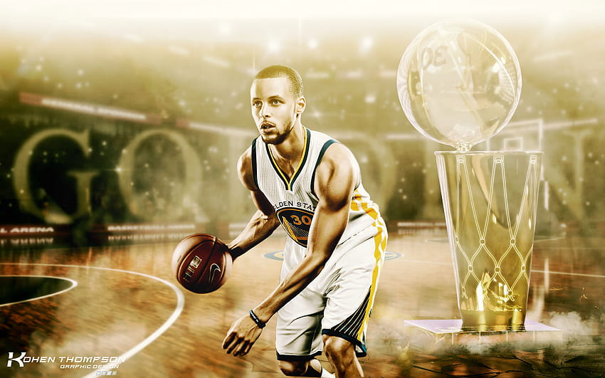 Stephen Curry Basketball Backgrounds, kartun kuning kari steph Wallpaper HD