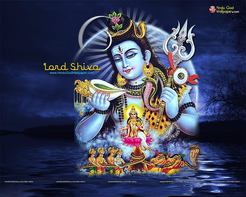 Samudra Manthan, lord shiva dizüstü bilgisayarı HD duvar kağıdı