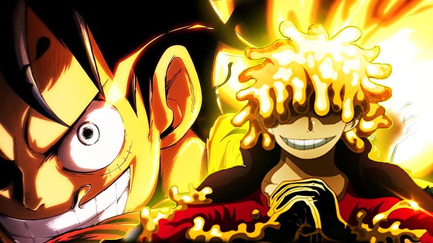 Luffy Gear 5 Awakening: Режим Nika на бога на слънцето, бог на слънцето на Луфи HD тапет