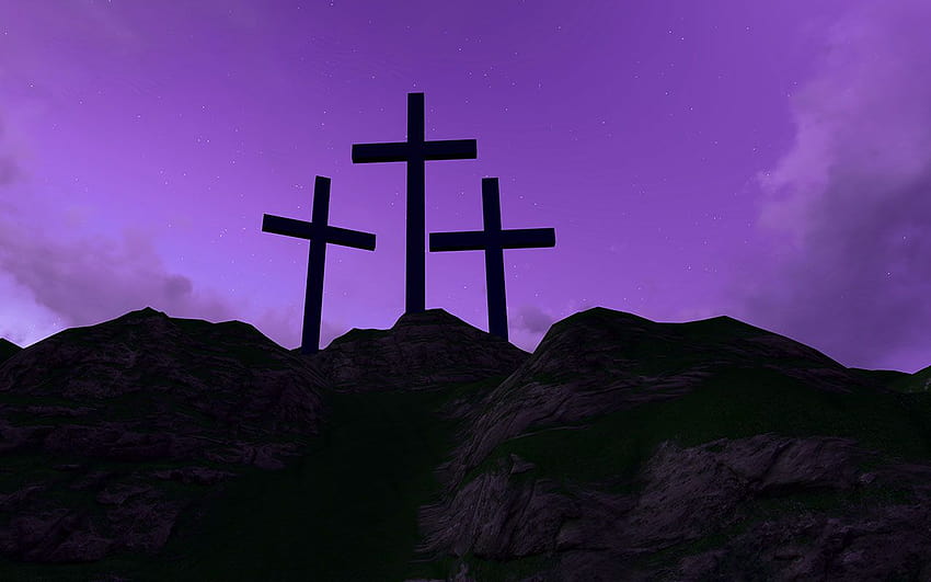 Arrière-plans de Pâques, jolie croix de Pâques Fond d'écran HD