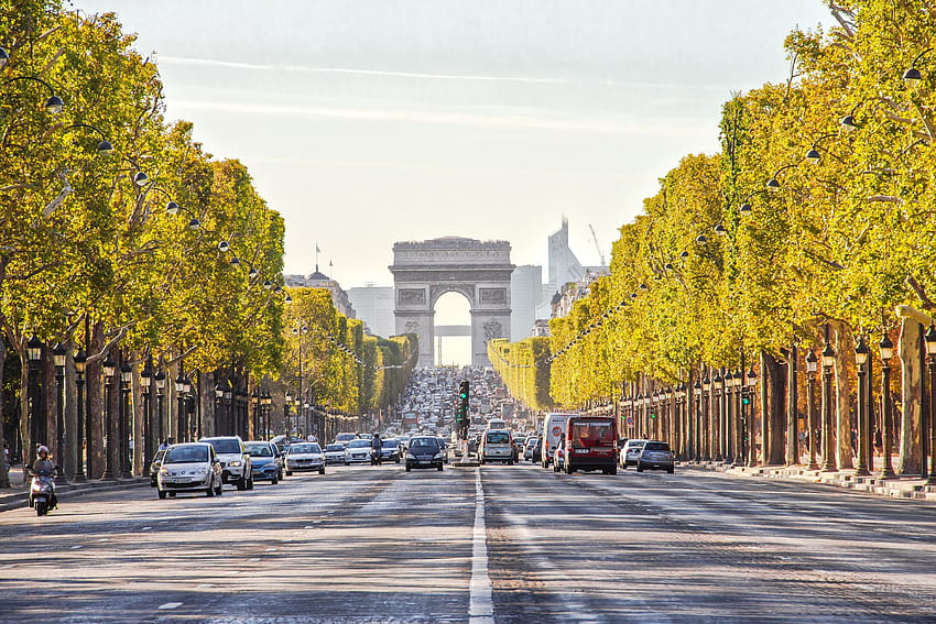Arc De Triomphe, Champs Elysées Fond d'écran HD