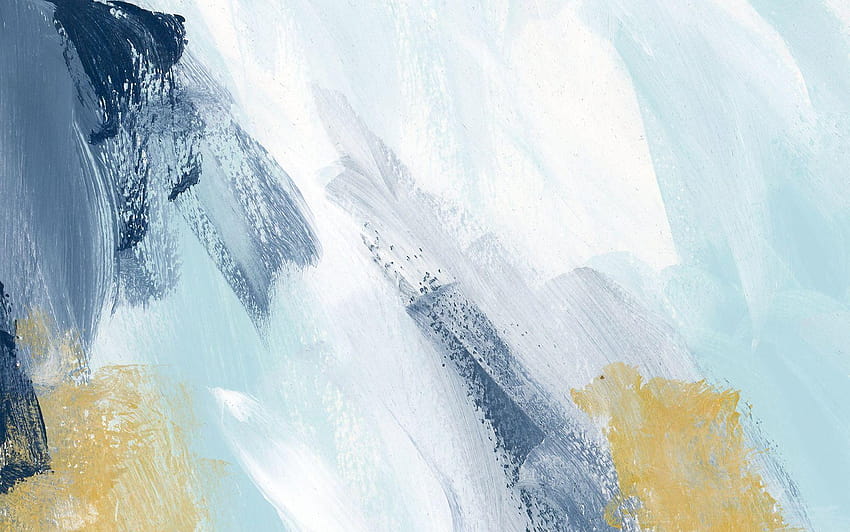 青白 gld ペイント ブラシ ストローク アートの背景、絵筆 高画質の壁紙