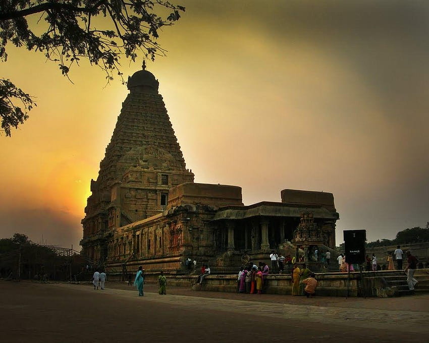Thanjavur-Tempel HD-Hintergrundbild