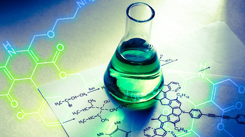 Grüne Chemie – Herausforderungen und Chancen, Organischer Chemiker HD-Hintergrundbild