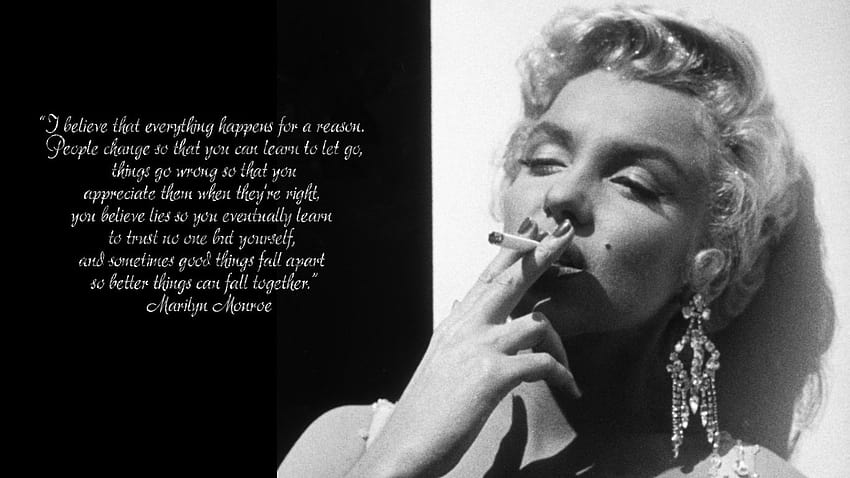Cytaty Marilyn Monroe, cytaty znanych kobiet Tapeta HD