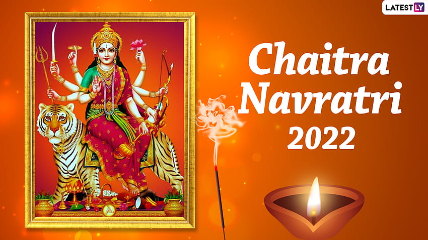 Programma Chaitra Navratri 2022: Conoscere le date di inizio e fine, Ghatasthapana Muhurat, Nove forme di Durga, Puja Vidhi e altri importanti rituali di Vasanta Navaratri Sfondo HD