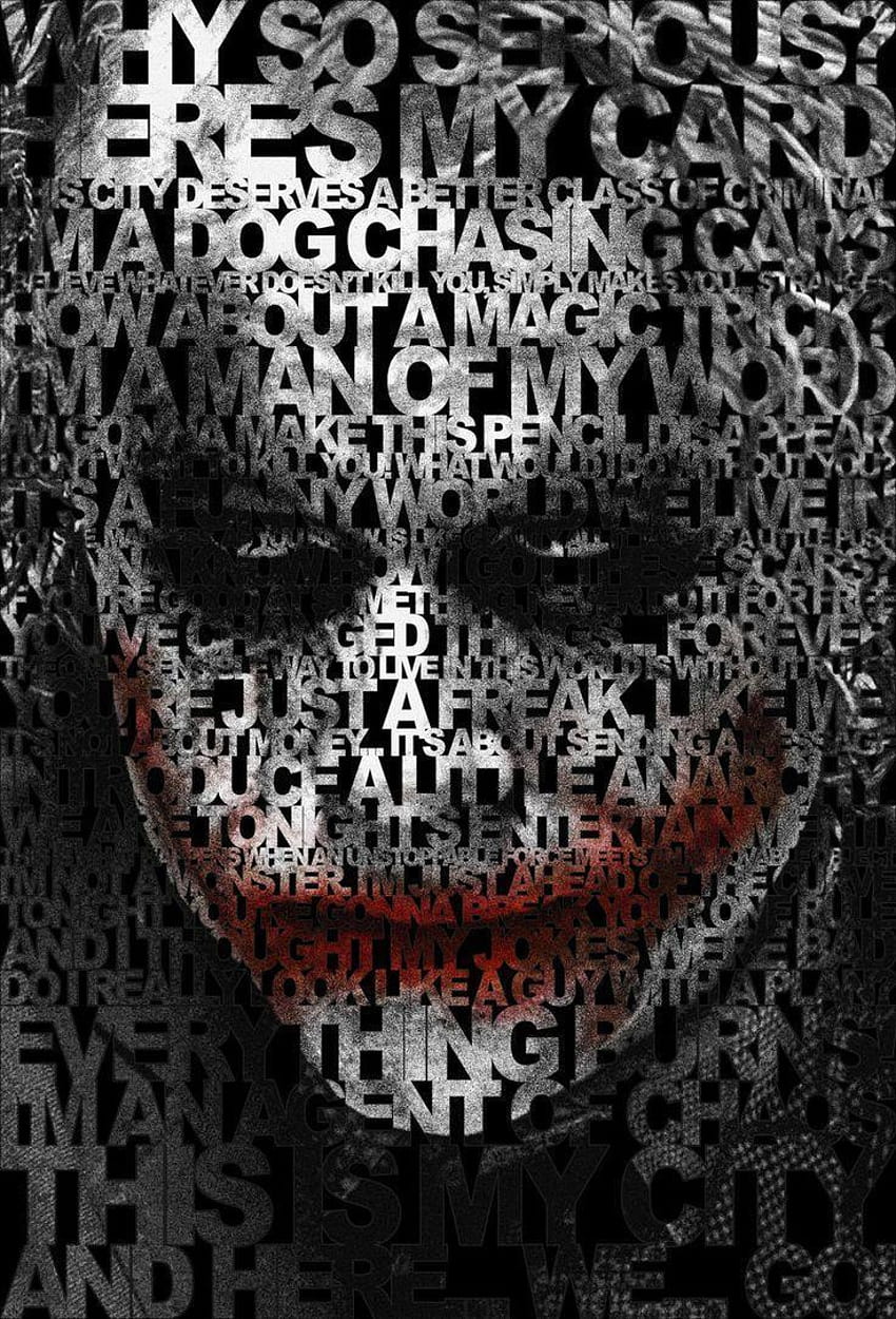 17 najlepszych cytatów z Jokera Tapeta na telefon HD