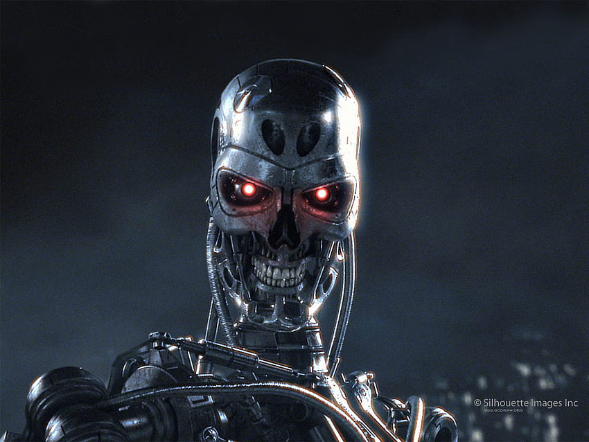 Lingering Terminator Endoskeleton , where Terminator scope our your icons, protecting them from harm, terminator t 800 HD wallpaper