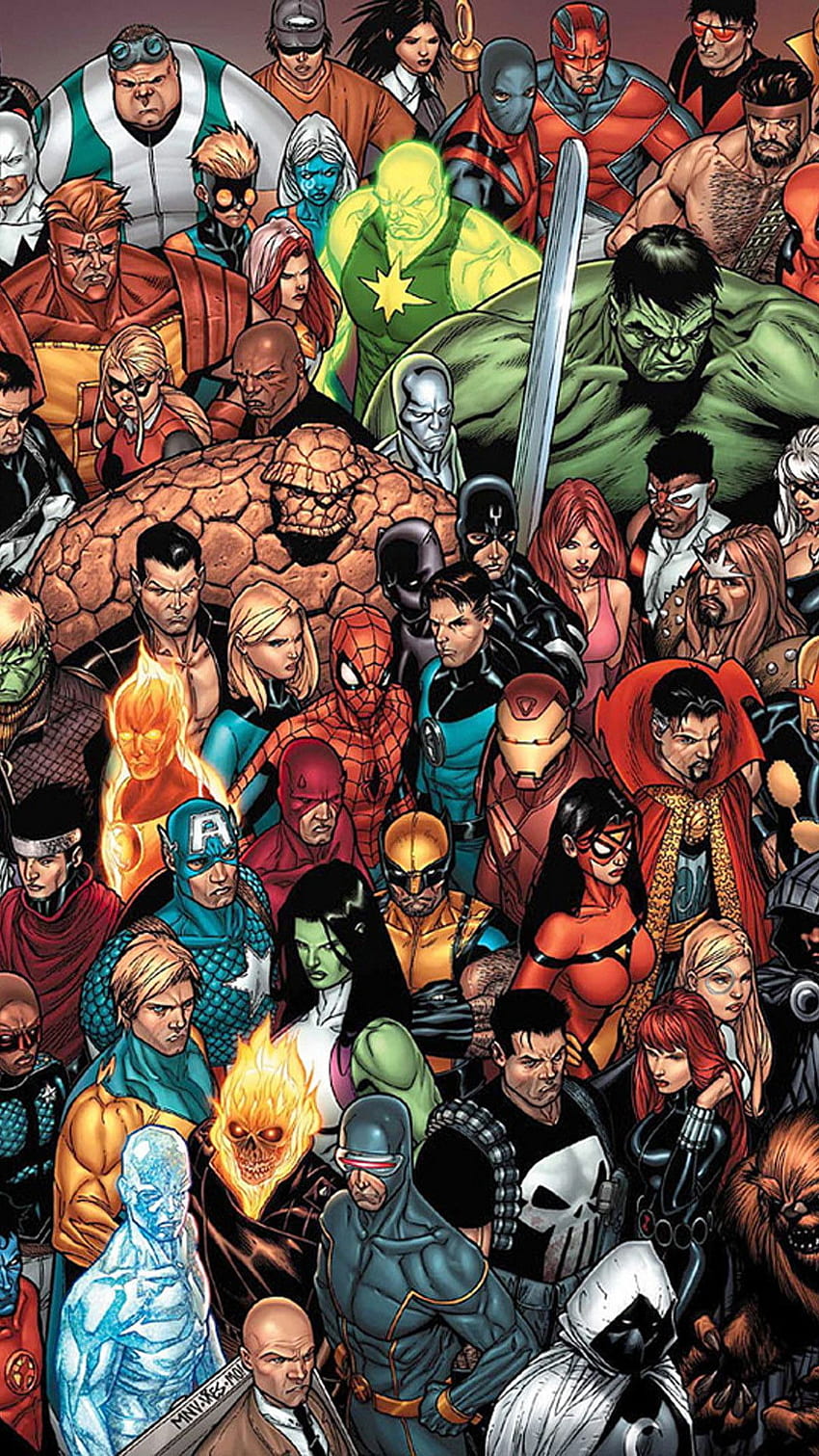 6 quadrinhos da Marvel, vingadores antigos Papel de parede de celular HD