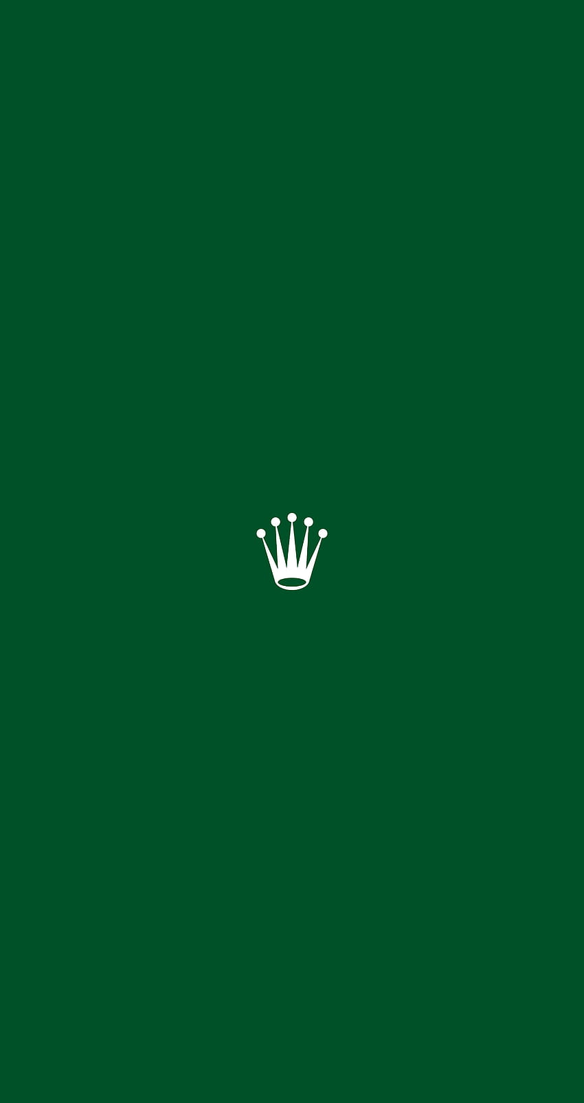 In klassischem Rolex-Grün für Sperrschirm und Startschirm., Rolex-Logo HD-Handy-Hintergrundbild