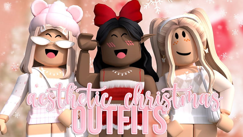 5 Aesthetic CHRISTMAS Roblox Outfits!, roblox girls bff HD wallpaper