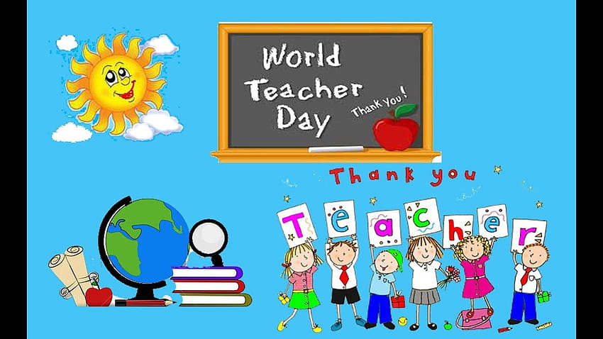 Journée mondiale des enseignants, citations et souhaits en hindi et en anglais Fond d'écran HD
