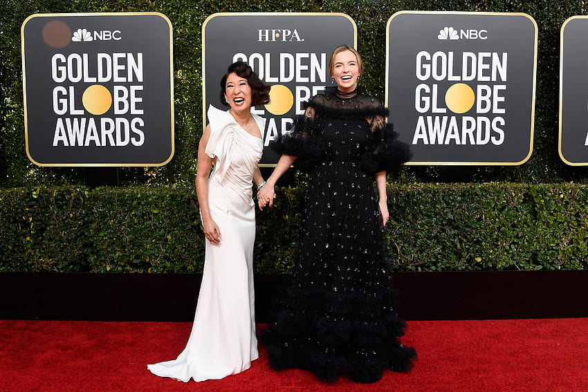 Killing Eve Cast at the 2019 Golden Globes, 76th golden globe awards HD wallpaper