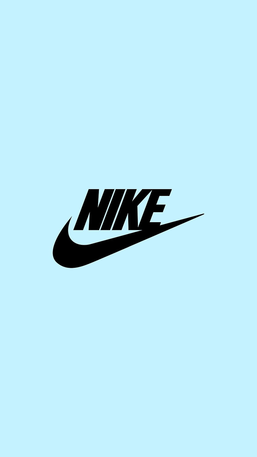 Blue Nike Logo, blue tick HD phone wallpaper